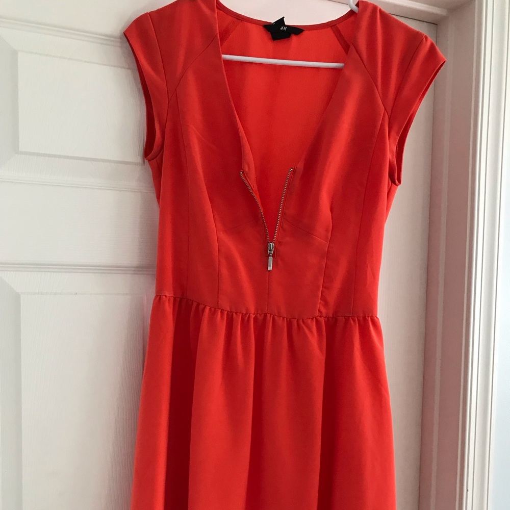 Orange dress